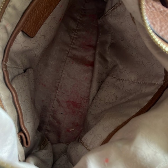 Michael Kors Weston Satchel Pebbled Brown Leather - Picture 6 of 10